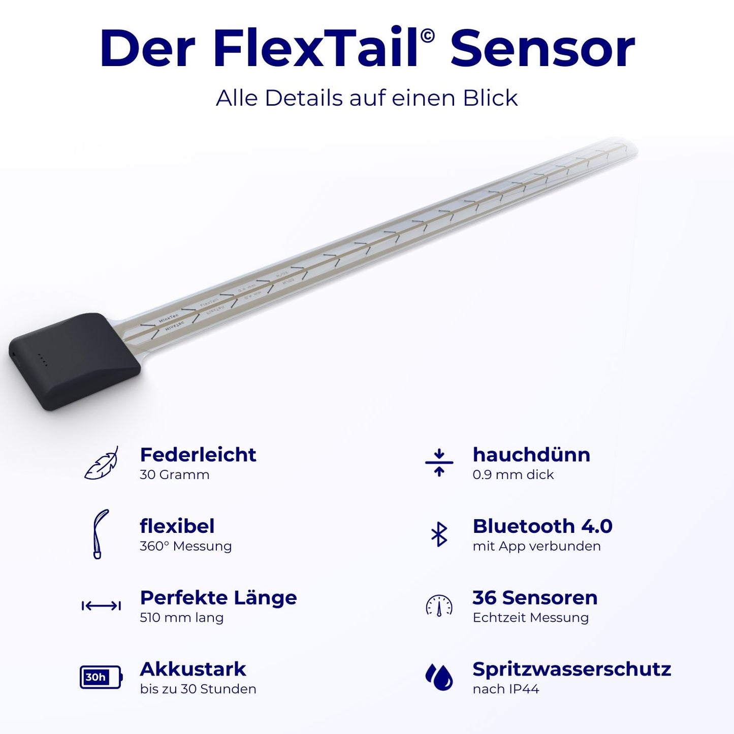 FlexTail© Rücken-Sensor (Kauf)