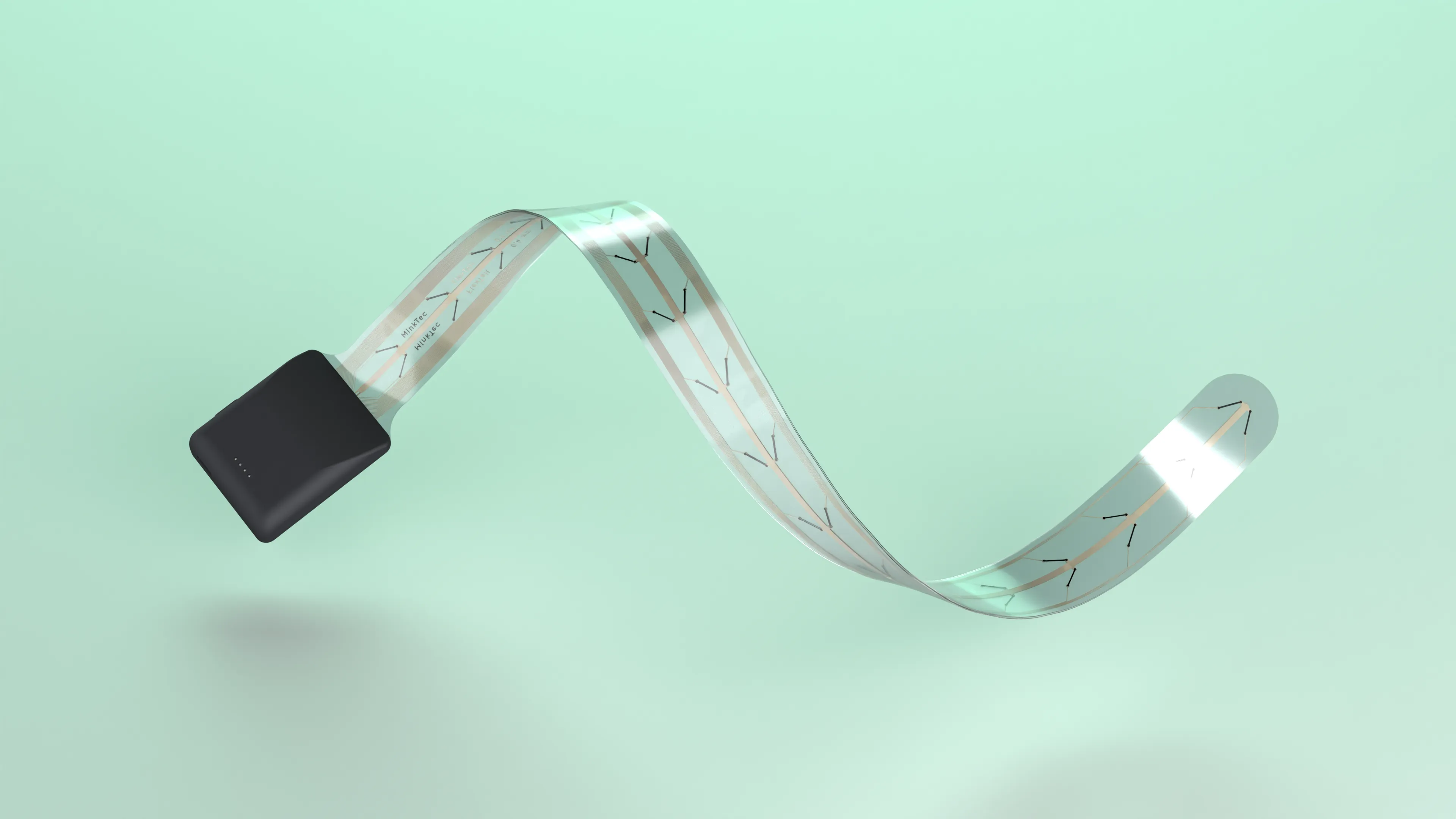 FlexTail sensor in a spiral validation shape